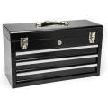 Safewell 20Inch Three Drawer Black Steel Tool Box